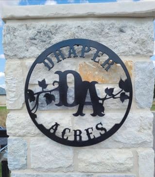 Custom metal wall art photo 005