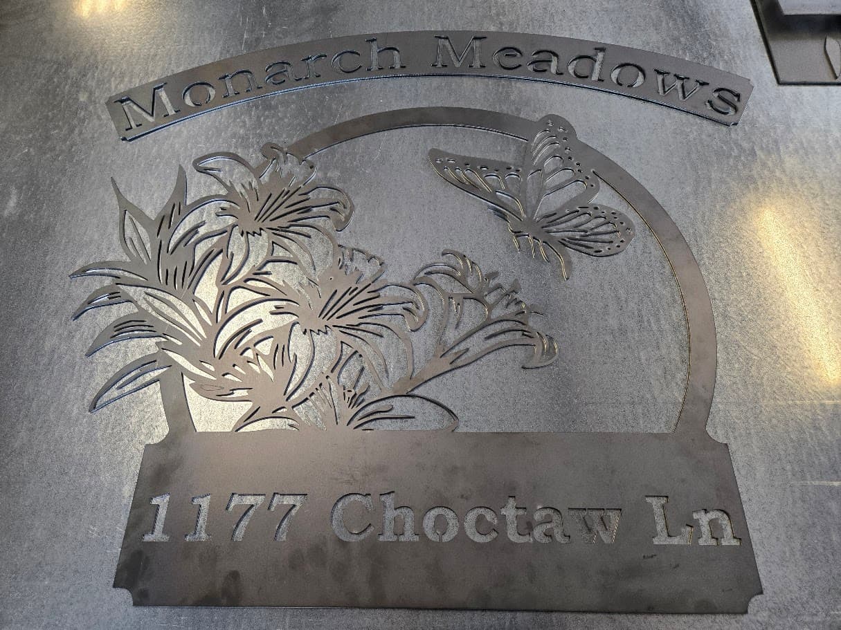 Ranch sign plasma cut photo 006