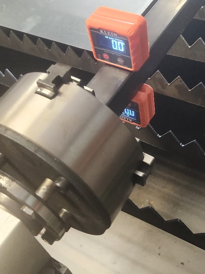 CNC Powder shop equipment and work area